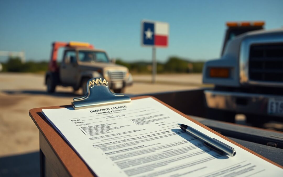 What documents do I need for towing services in Anna TX