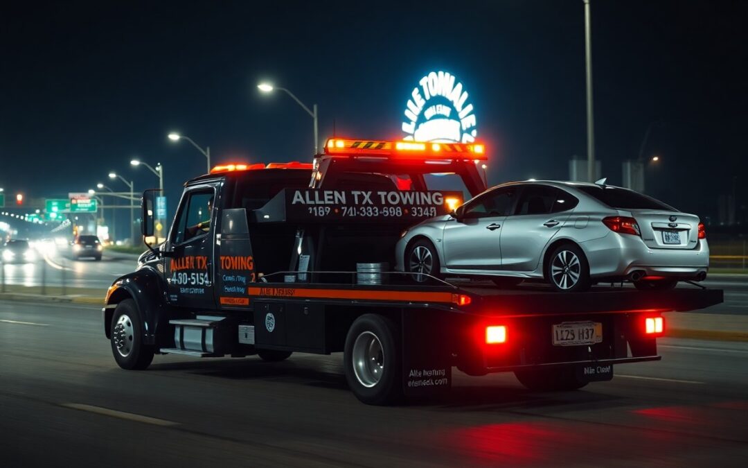Who offers 24 hour towing services in Allen TX