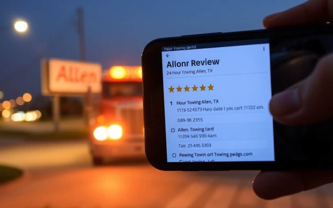 What towing services are available near Allen Premium Outlets