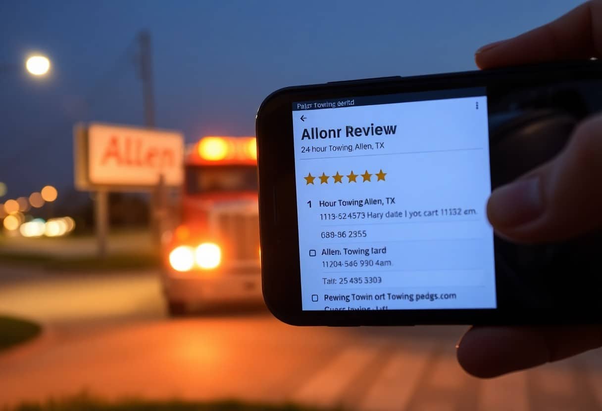 24 Hour Towing Services In Allen Tx Sch