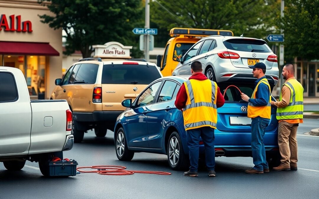 What are the most common roadside emergencies in Allen TX