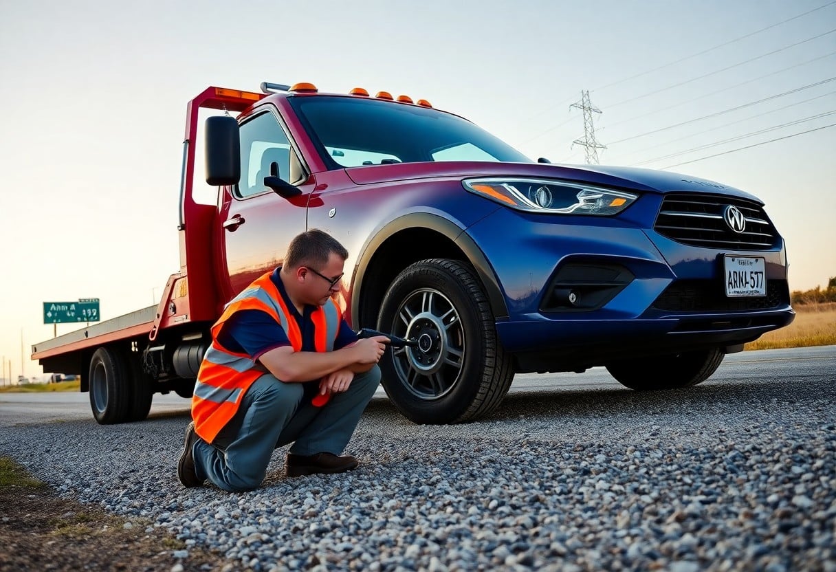 Tow Truck Help For Flat Tire Anna Tx