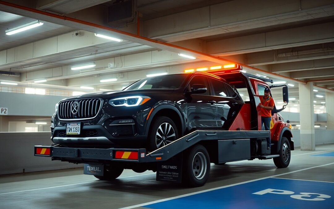 Can towing services in Plano handle parking garage recoveries