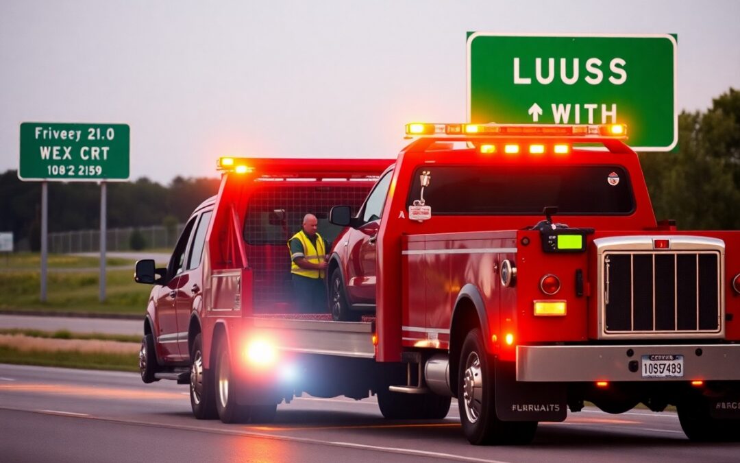 How do I find emergency towing services in Lucas TX
