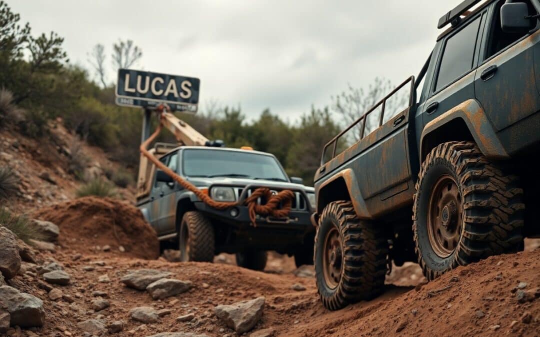 Can a tow truck help with off road recovery in Lucas
