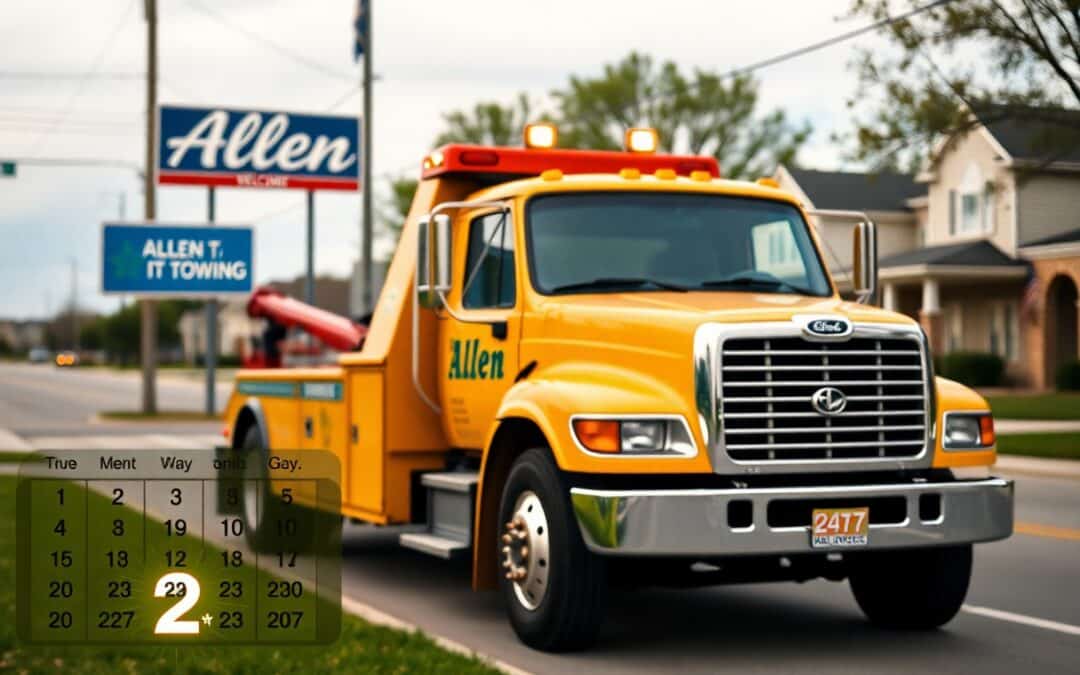 Are tow trucks in Allen available on weekends and holidays
