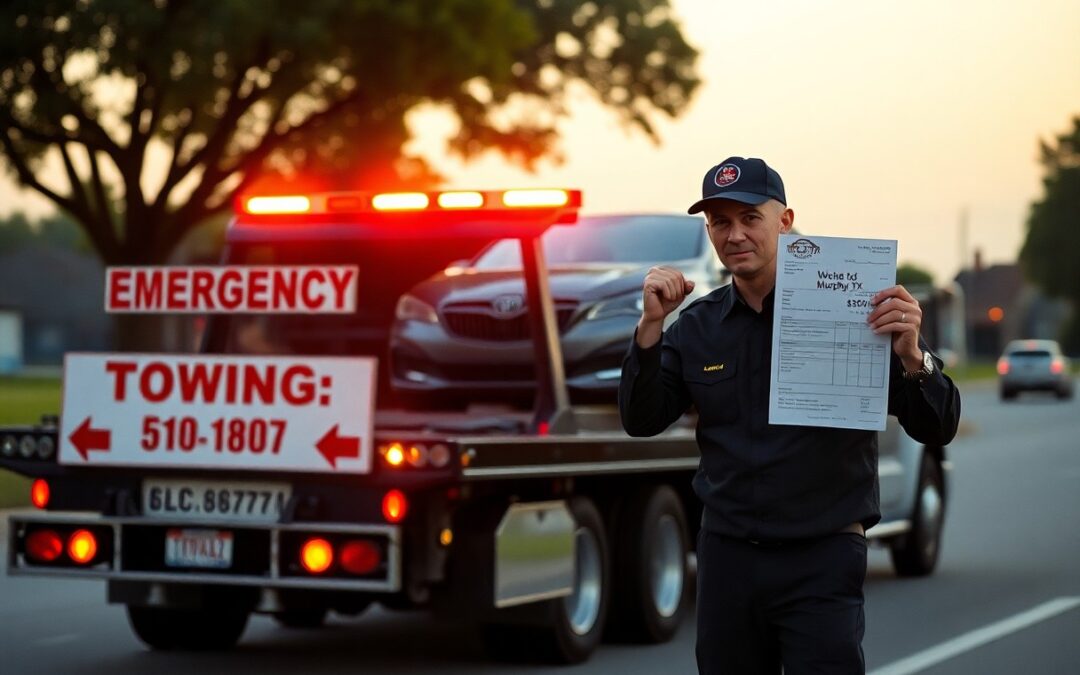 How much does emergency towing cost in Murphy TX