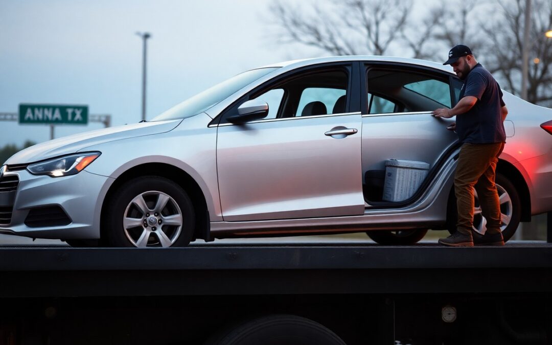 How do I prepare my car for towing in Anna TX