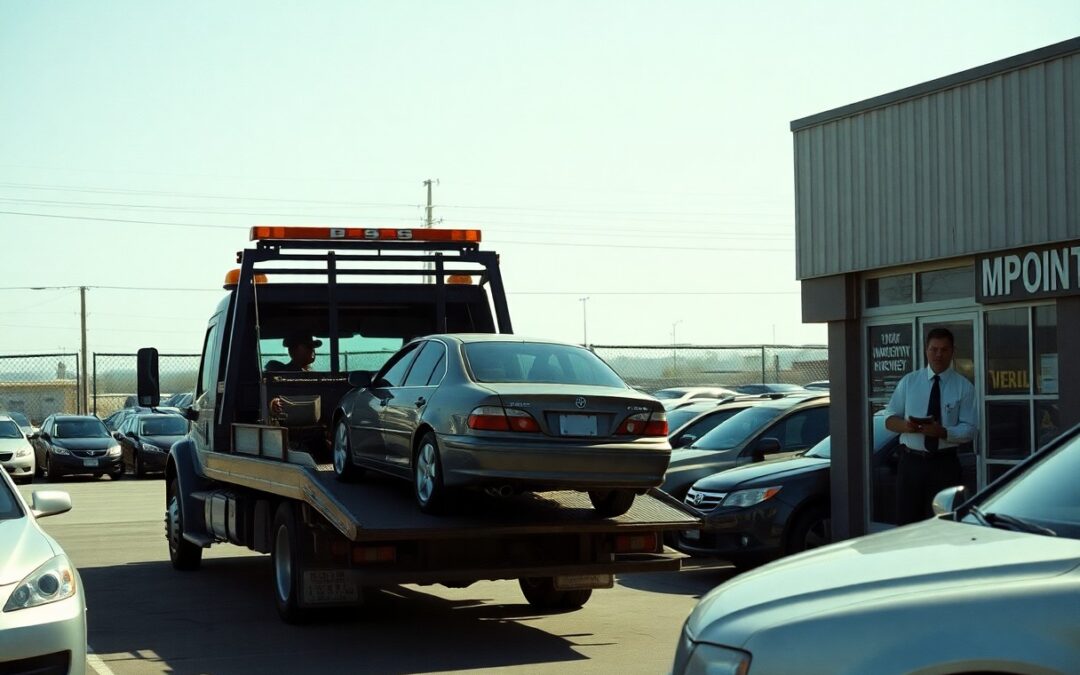What happens after my car is towed in McKinney
