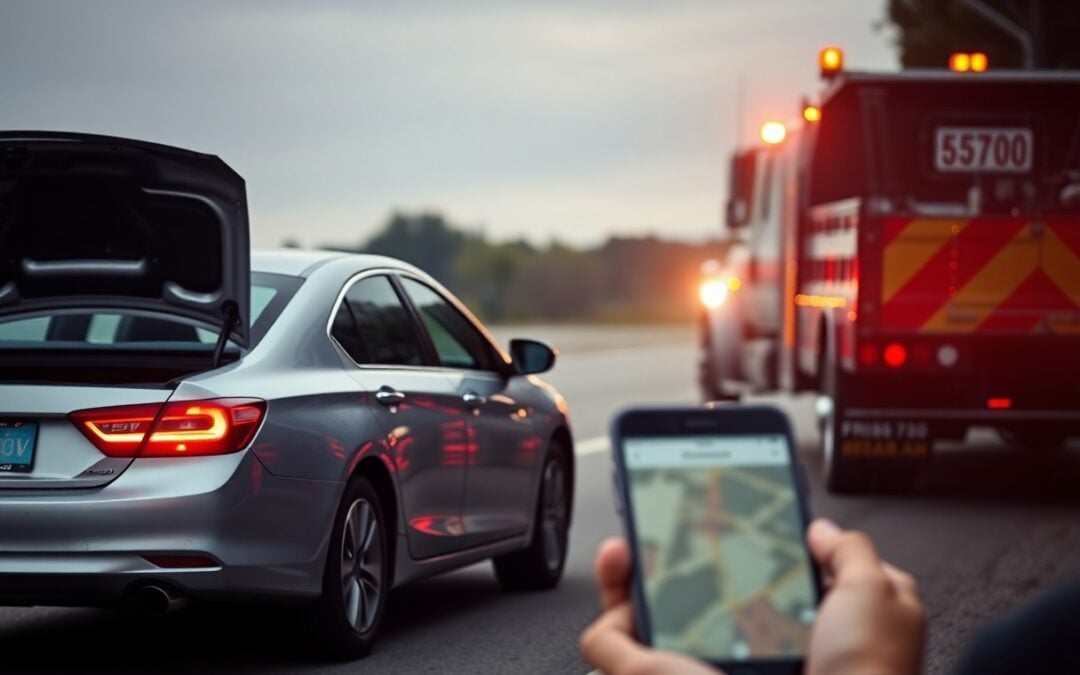 What should I do if my car stops running in Frisco traffic