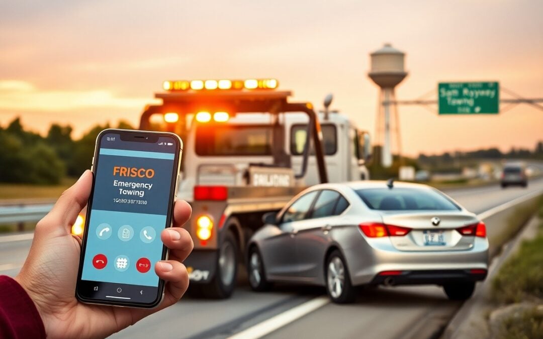 How do I request emergency towing in Frisco Texas