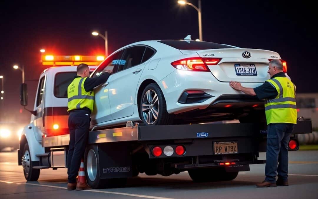 How do towing companies in Frisco prevent vehicle damage