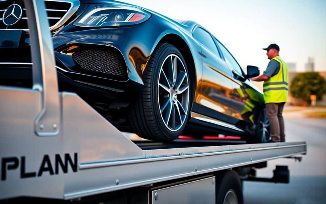 What towing solutions are best for luxury cars in Plano TX